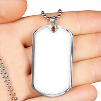 Thumbnail for All White Military Style Necklace