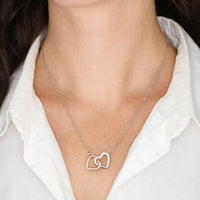 Thumbnail for Two Hearts Attached Necklace