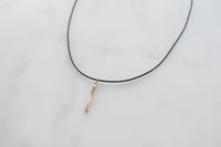 Thumbnail for Choker with Gold Pendant