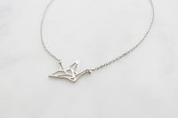 Thumbnail for Origami Crane Necklace